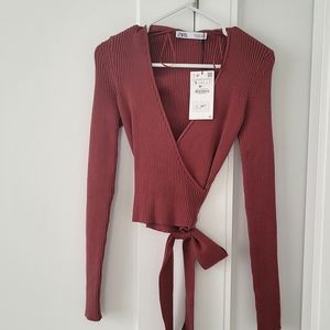 NWT Zara ribbed knit sweater
